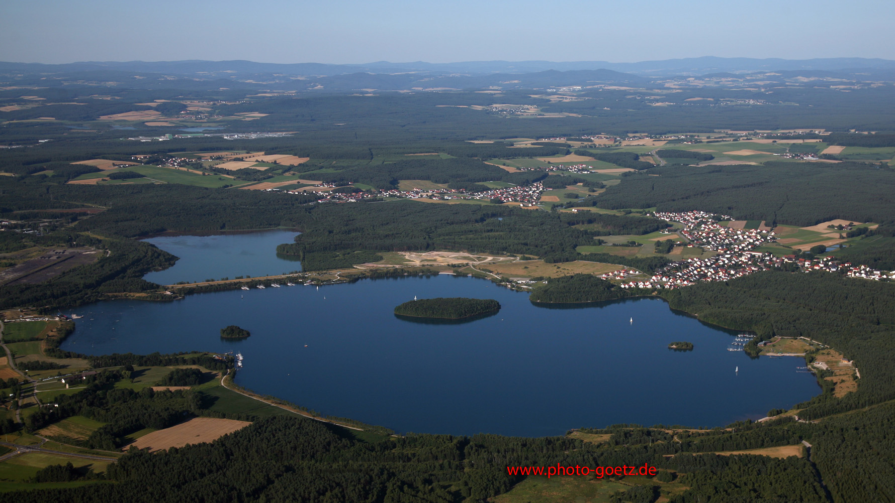 Luftaufnahme Steinberger See